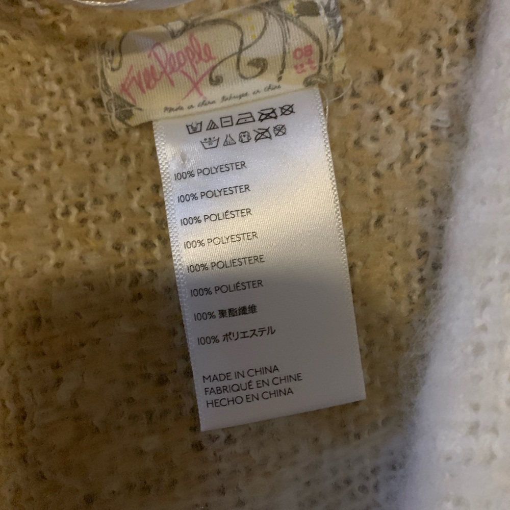 Free people Hampton plaid blanket wrap OS - Picture 6 of 7